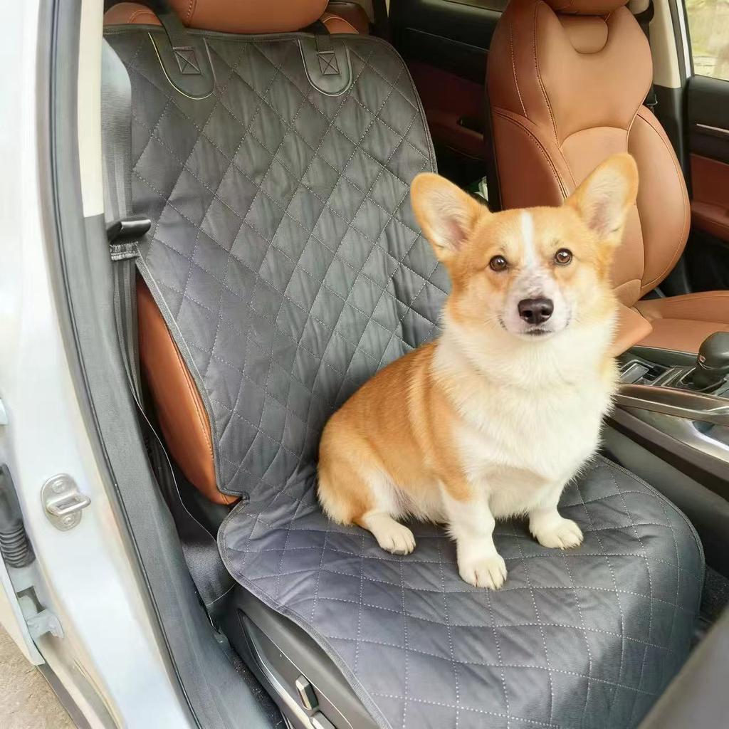 Cross-Border Oxford Cloth Dog Car Seat Cover for Co-Pilot Seat