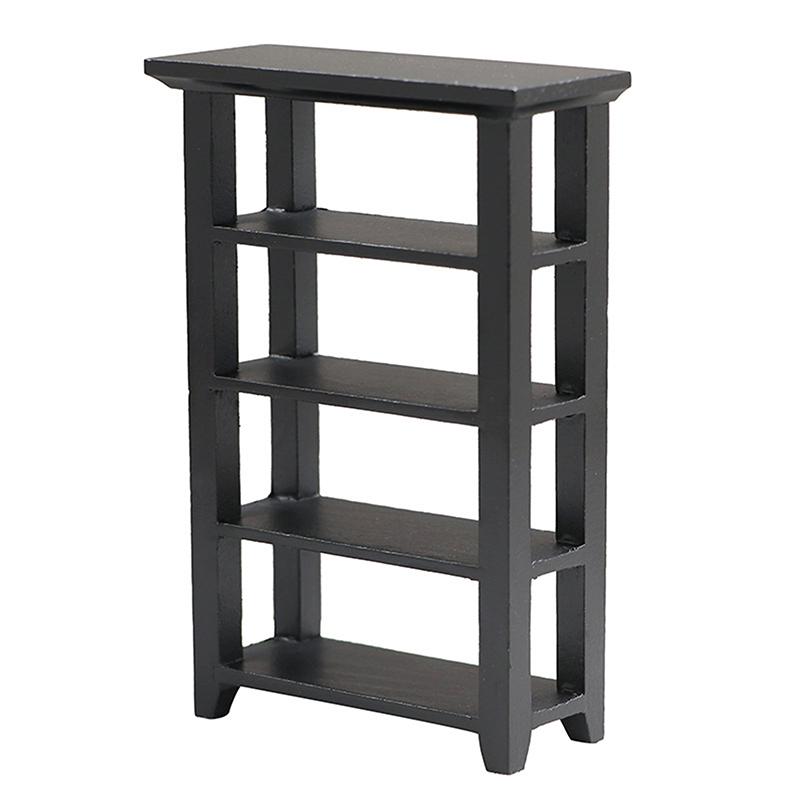 1/12 Dollhouse Miniature Rack Iron Shelf Flower Stand Decoration Accessories Handmade Playthings Present Children-Friendly