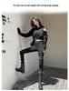Women's Black Kitten Magic Leggings - Extra Thick Autumn/Winter Lambswool Tight Pants