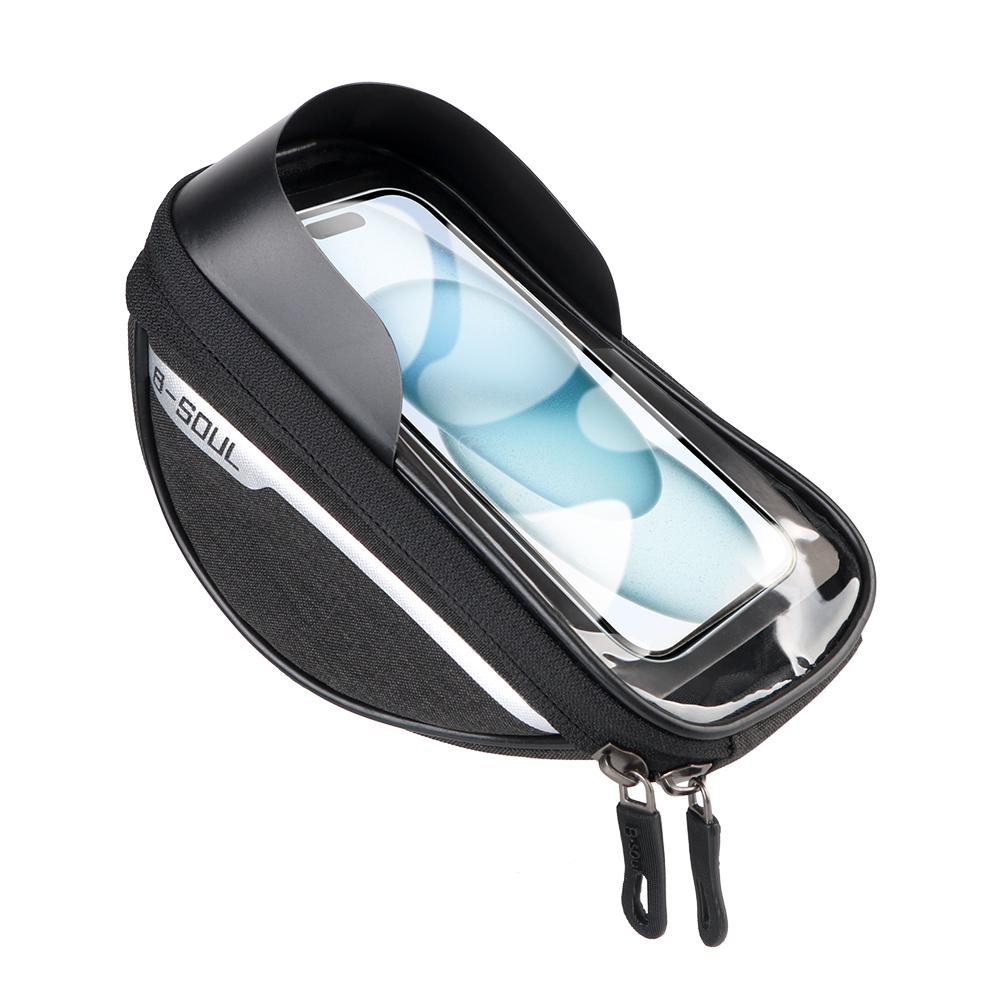 

Waterproof Large Capacity Universal Bicycle Hard Shell Phone Bag Cycling Top Tube Front Frame Bag Bike Accessories 7.0 inch чёрный