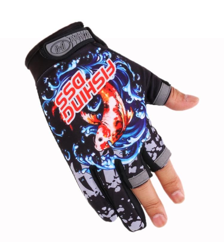 

Перчатки для рыбалки с защитой от солнца Новые солнцезащитные мужские и женские перчатки для занятий спортом на открытом воздухе Перчатки для фитнеса, велоспорта, рыбалки с тремя пальцами average size