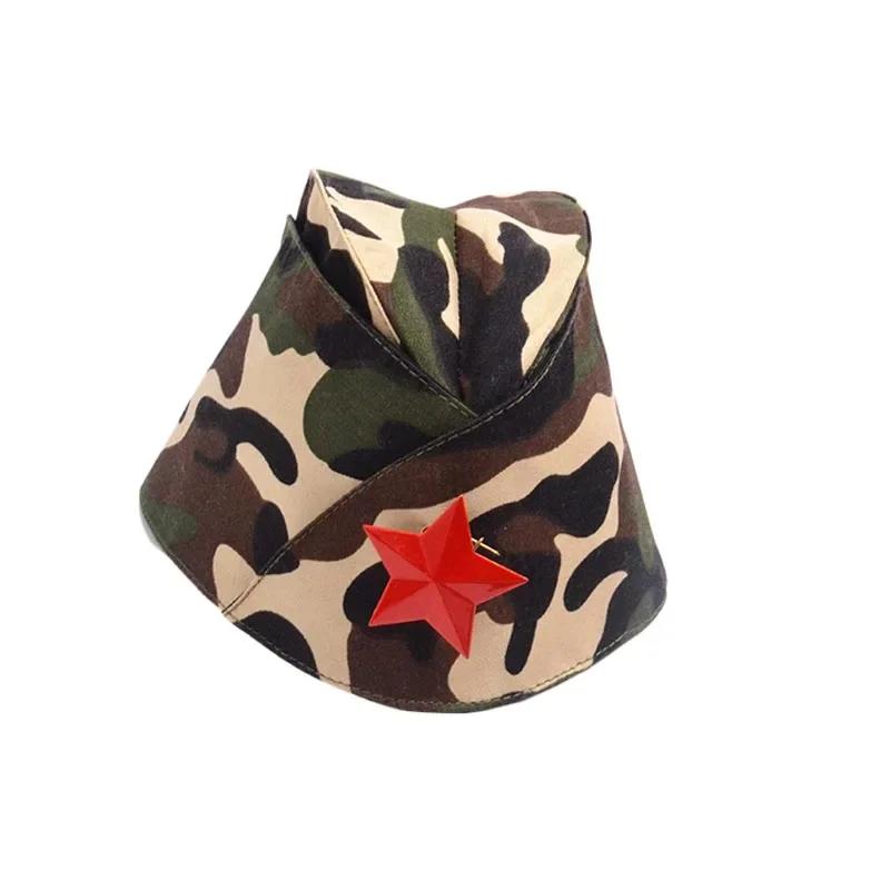 

Sailor Dance Boat Cap Cotton Suture Precision Thick texture Aviation Beret Adult Costume Accessories for Party Cosply LB 56-58cm