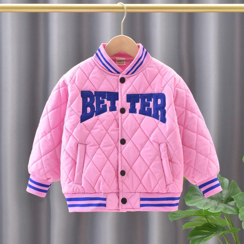 

Осенняя бейсбольная куртка для девочек с длинным рукавом и надписью «Little Princess», пальто для весенней верхней одежды для мальчиков 2, 3, 4, 5, 6, 7 лет, детская одежда 130 розовый