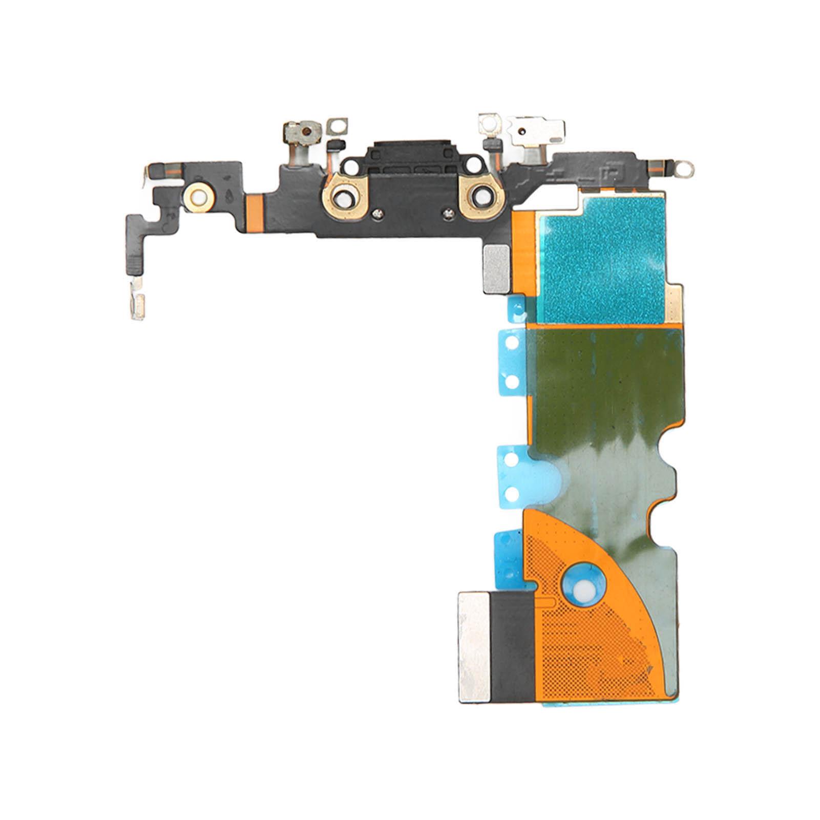 USB Charging Flex Cable Phone Charging Port Connector Flex Cable Replacement for IPhone 8 RepairBlack чёрный