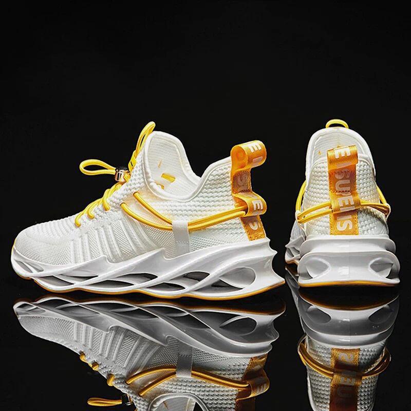 Trend w modzie męskiej koreańskiej 2025: Oddychające Tkane Casualowe Buty Sportowe