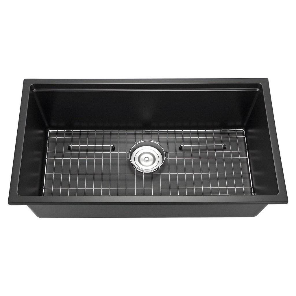 84 Cm Granite Kitchen Sink Undermount Single Bowl Drop-In Basin for RV Bar