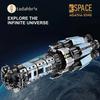 Space Battleship Building Blocks Creative Navy Battleship Fighter Model Bricks Desktop Decoration Diy Toy For Kids Holiday Gifts