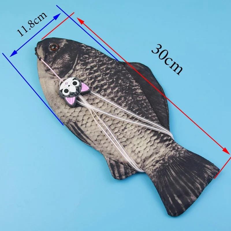 Creative Fish Pen Box Capacitate mare Upgrade-uri Cadou Școlar Fun Stylus Bag Home Office Storage