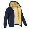 Men's Lamb Fleece Hoodie: Velvet-Lined, Thickened, Autumn/Winter, Casual Sportswear Jacket