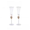 Luxury Crystal Wine Glasses Set - Diamond-Trimmed Gold Rim Stemware for Champagne, Cocktails & Elegant Home Bar Decor