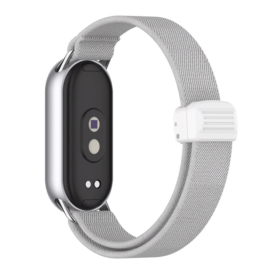 Elastic Nylon Band For Xiaomi Band 10/9/8 Magnetic Braided Sport Band For Miband 10 9 8 NFC Smartwatch Replacement Bracelet