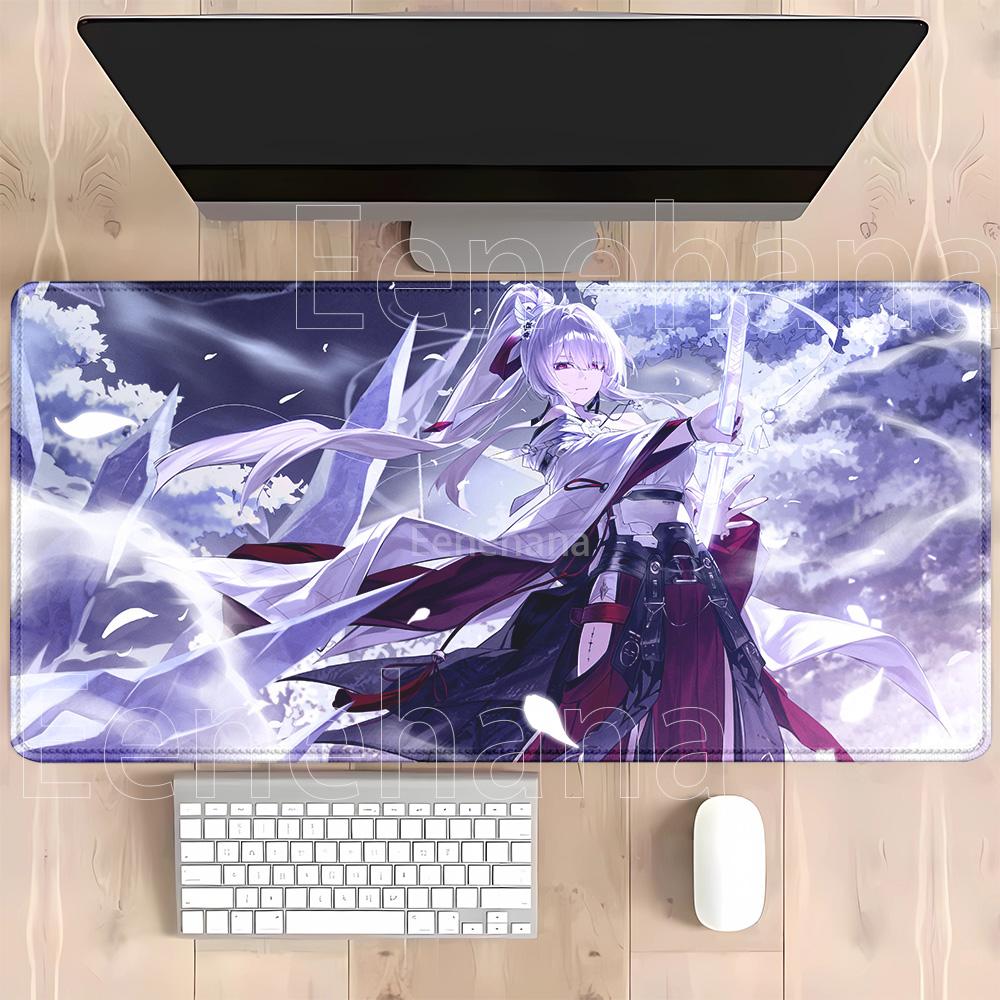 Hiyuki Gaming Wuthering Waves Mousepad Pc Office Accessories Keyboard Xxl Mouse Pad Anime Sexy Girl Rubber Hd Printing Desk Mat