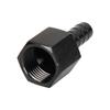 6AN 8AN Thread Male To 3/8" Fuel Line Hose Adapters AN6 AN8 Hose Barbed Fitting Adapter with AN-6 AN-8 Connector Black TF-1094