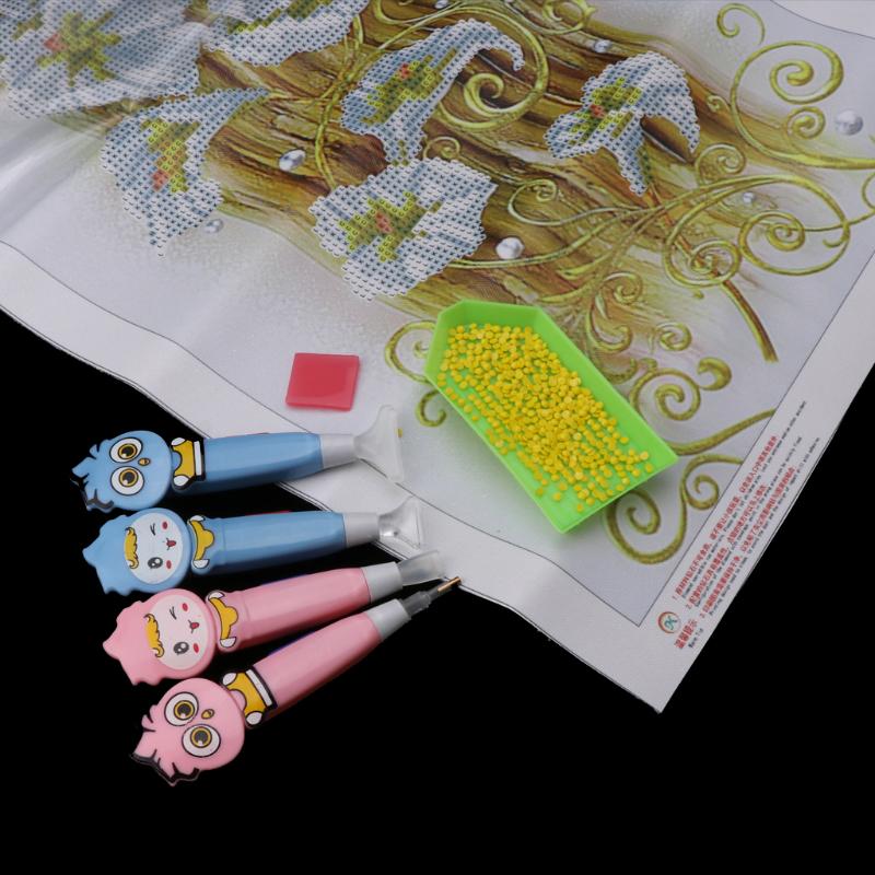 Tool point drill pen with wheel easy diamond painting cross stitch fast finish—A