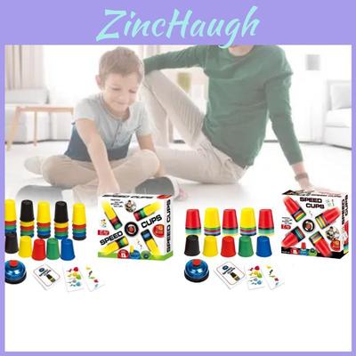 Creative Childrens Stacking Cup Game With Fast Speed Competition For Reaction And Insight Development