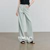 Chuyu Women's 2025 Summer Acetate Blend Wide-Leg Jeans