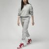 Jordan Brooklyn Classic Air  Logo Print Fleece Cuffed Pants Women Pants Light-Gray DQ4479-063