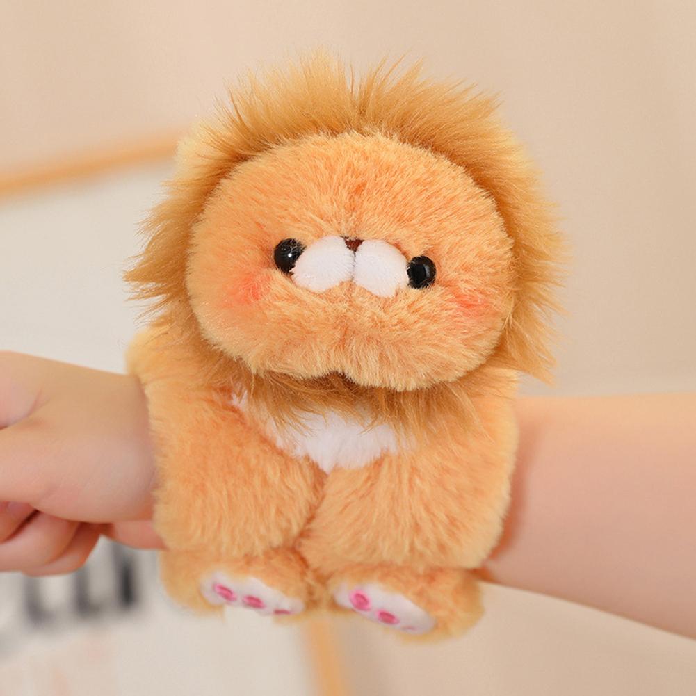 

Kawaii животное пощечина браслет браслет прекрасный тигр для детей плюшевый енот кролик O3F3