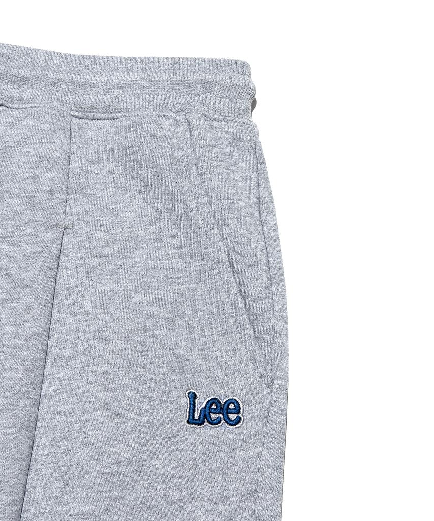 LEE One-Pleat Wide Sweatpants Gray
