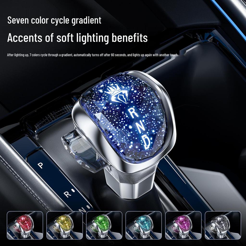 Κρυστάλλινος Επιλογέας Ταχυτήτων Toyota & Honda με Φωτισμό - Μοχλός Αυτόματου Κιβωτίου Ταχυτήτων.