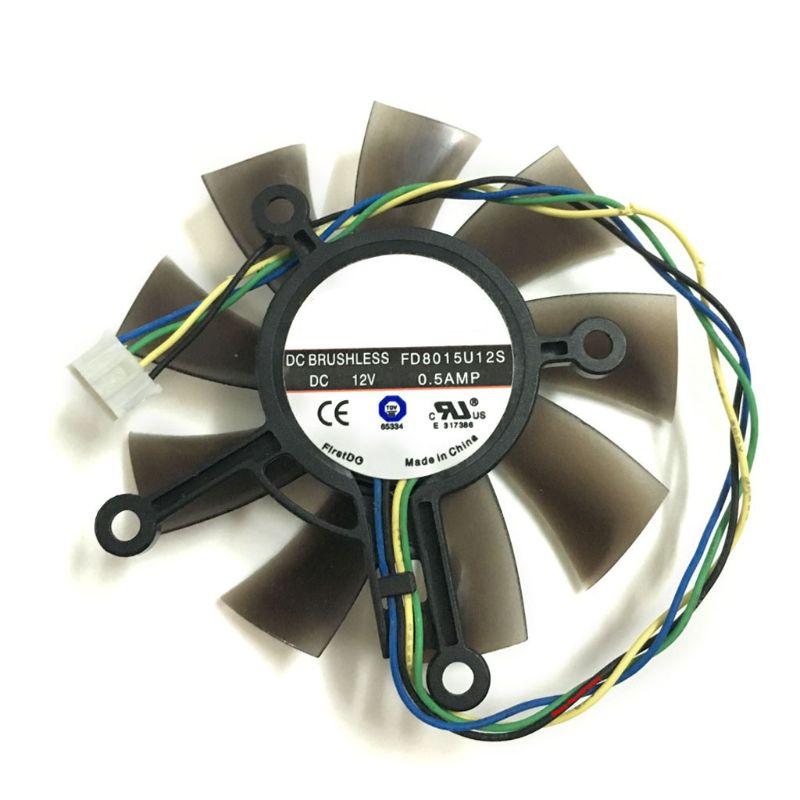 DC 12V Brushlesss Cooling Fan FD8015U12S For GTX 560 GTX550Ti HD7850 Graphic Card Radiator Cooler