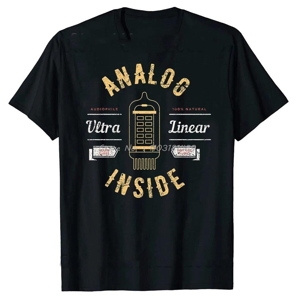 Vu Meter Music Sound Db Dj Retro Vintage Classic T Shirt Unisex Casual Short Sleeve Tees Tops Harajuku Analog Audio Unisexs Clothing