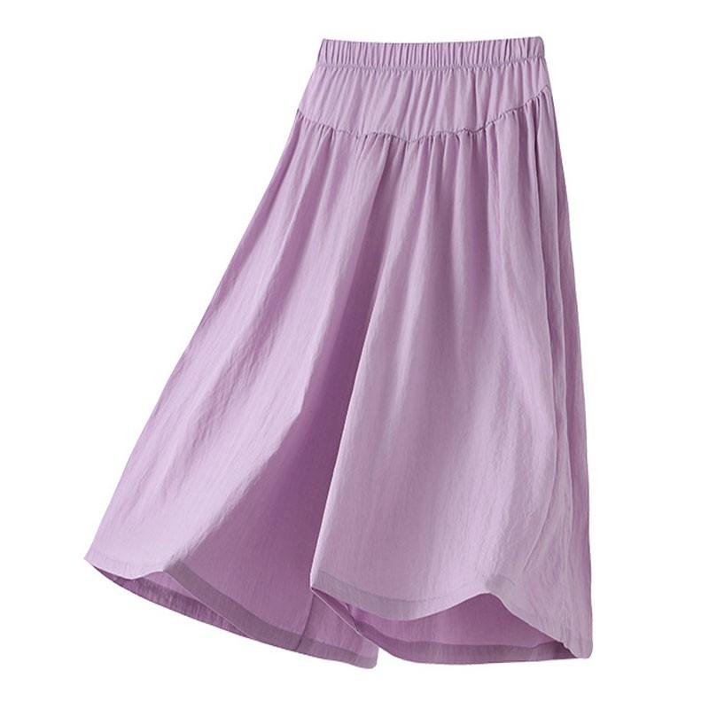 

Літні штани для дівчаток, тонкі штани-спідниці для дівчаток вісім дюймів, вільні повсякденні та невимушені довгі штани 150