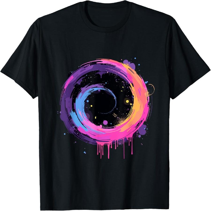 Cosmic Graffiti Galaxy Swirl T-Shirt XXXXXL чёрный