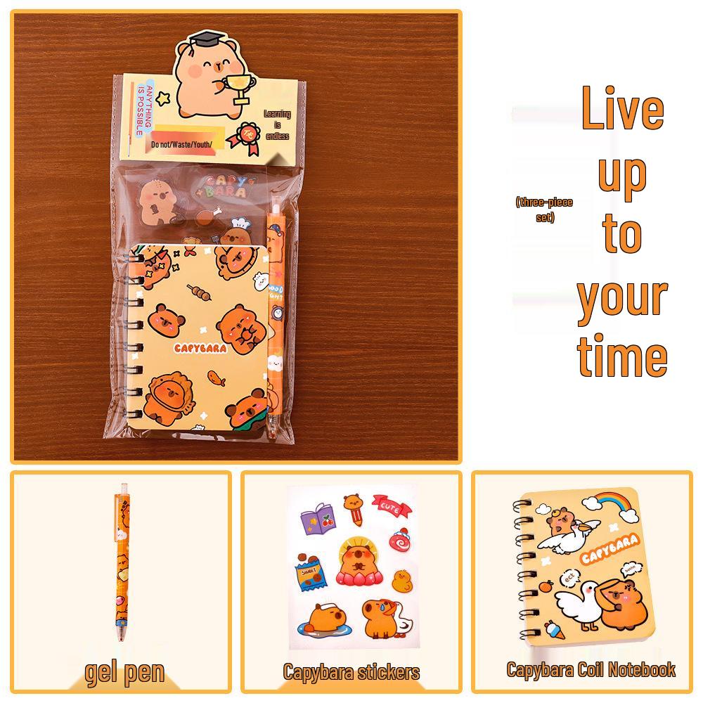 Набор канцелярских товаров «Капибара»: Награда для ученика и практичный подарок для детсадовцев