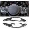 Steering Wheel Paddle, Carbon Fiber Steering Wheel Paddle Shifter Cover(1set, Black)