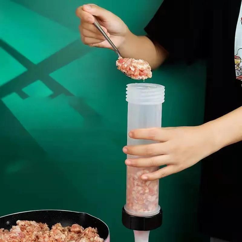 Hand Push Enema Machine Manual Household Plastic Enema Machine Large Sausage Making Hand Push Kitchen Tool Filling Meat Tools