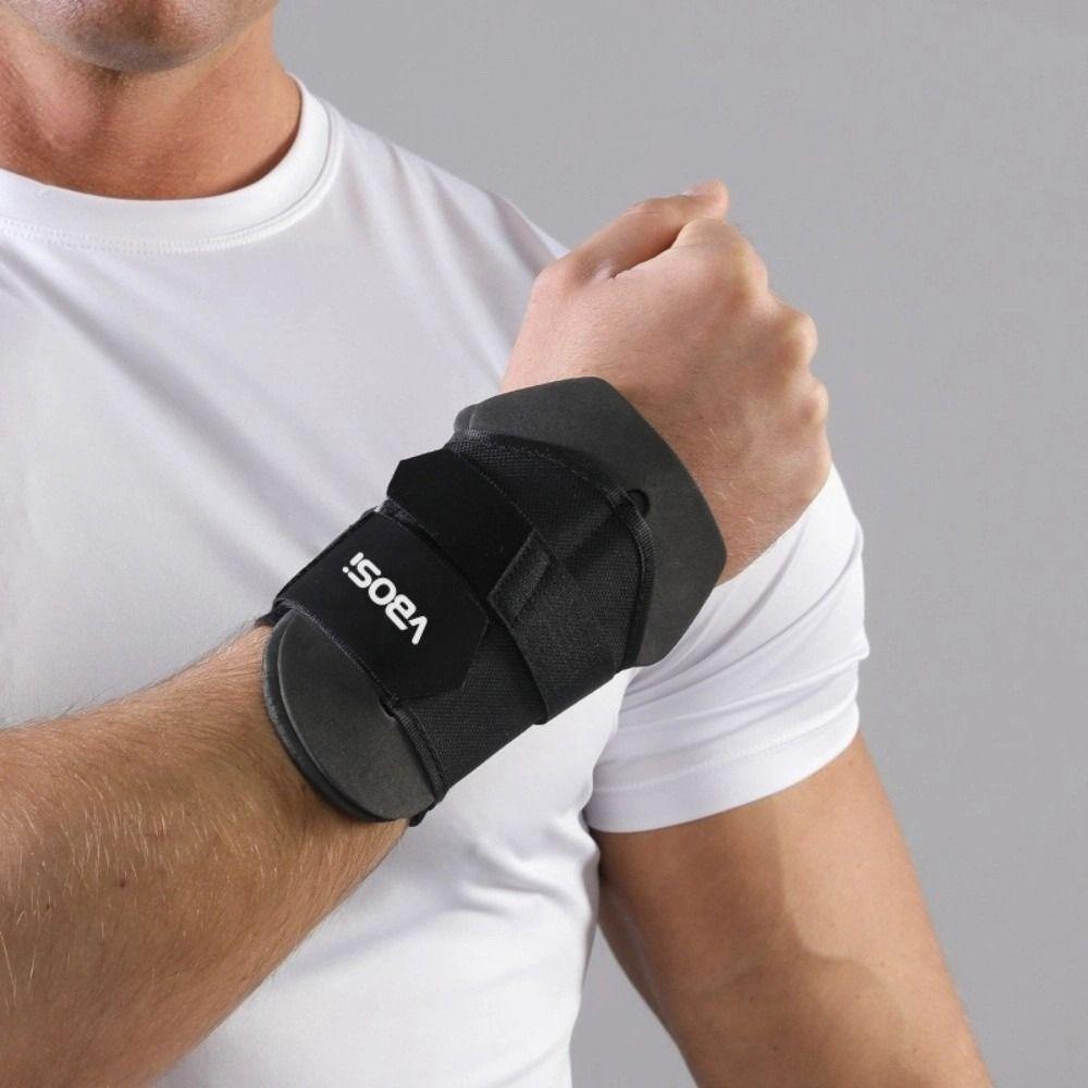 Sponge Filled Wrist Hand Support Black Wrap Protector Wrist Hand Brace  Sports Safety Accessories