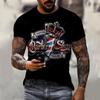 Funny Barber T Shirt For Mens Fashion Short Sleeve Uniform Tops Hip Hop Trend Harajuku Pullover Casual O-neck Oversized T-shirts
