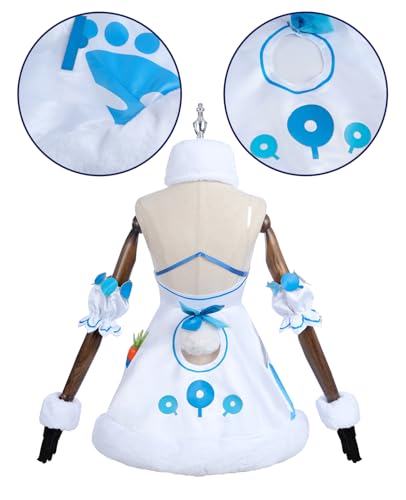 [NOKIJP] Cosplay VTubera Kostium Cosplay Usada Pekora Cosplay VTubera Kostium Cosplay Usada Peko-chan Pekora Wirtualny YouTuber Cosplay VTubera (Używana Peko