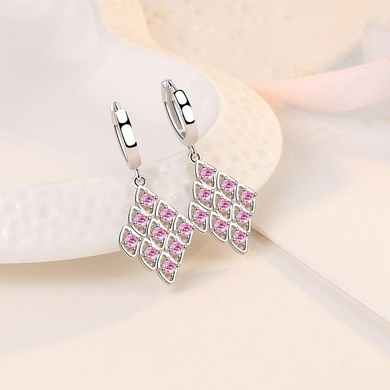 Lindon Kupferlegierung Zirkon Ohrringe Tropfen Ohrringe für Frauen Hochzeit Party Geschenke