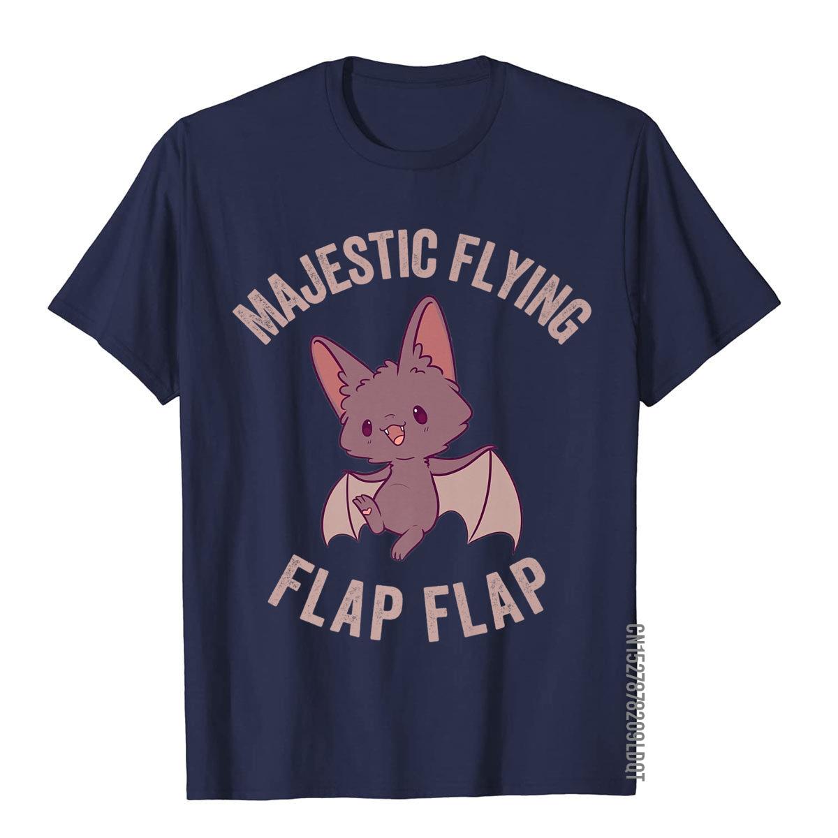 

Majestic Flying Flap Flap Cute Funny Bat Halloween TShirt Cotton Tops Tees For Men Fitness Top TShirts Printed On Company S