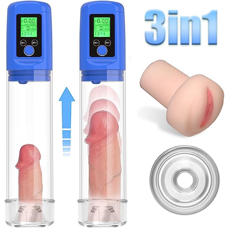 3-in-1 Automatic Male Masturbation Cup 2-in-1 Suction Male Masturbation Products Male Sex Toys Adult Products Blowjob Blowjob