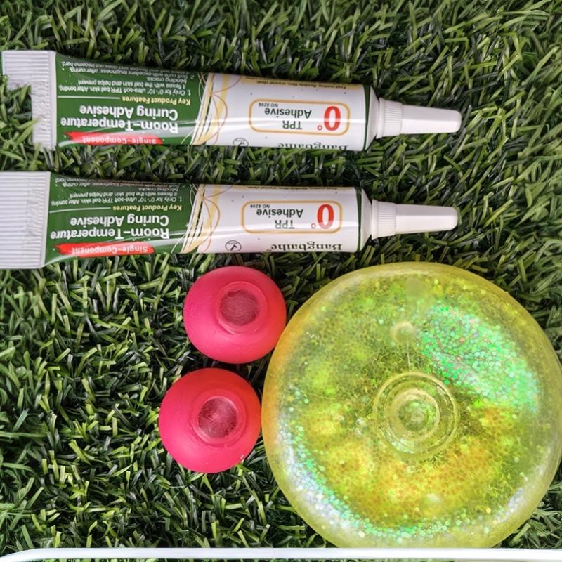 2 ks 20ml TPR lepidlo na Squishies hračky, lepidlo vytvrzující při pokojové teplotě pro opravu antistresových míčků a DIY ruční práce