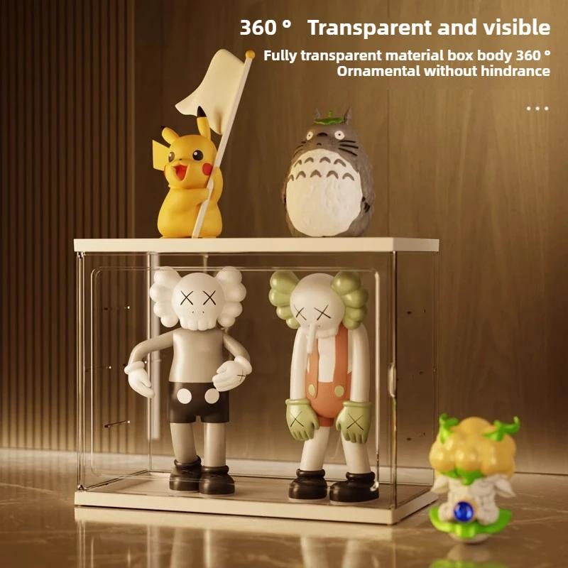 Kreatives Acryl-Display-Schrank für Blind Box Aufbewahrung - Premium Transparente Vitrine mit 360° Sichtbarkeit Mehrzweck-Organizer