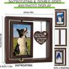Dog Memorial Gifts for Loss of Dog Cat, Loss of Dog Sympathy Gift, Pet Remembrance Bereavement Gift, Dog in Heaven Passing Away Gift, Rotating Picture
