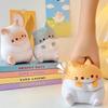 1Pc Adorable Cartoon Cat Squeeze Small ornament for Adult Soft Pinch PU Slow Rebound Balls Office Stress Relief Ornament