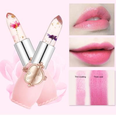 3.8g Lip Glaze Hydrating Color Change Transparent Flower Moisturized Lip Balm for Girl