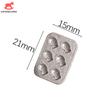 10pcs Doll House Miniature Mini Cake Baking Mold Kitchen Scene Mini Plate Gingerbread Man Heart Baking Tray Model Decoration