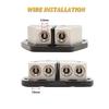 Vehicle Stereo Grounding Junction Distribution Box Terminal Block 1 To 2 1 To 4 Splitter Design for Multiple Car Models