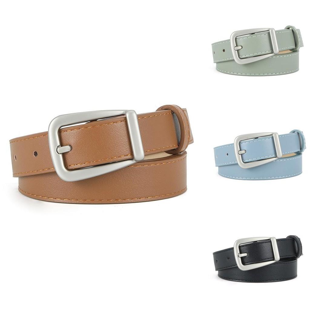 Fashionable 2024 Spring Women's Pu Leather Adjustable Pin Buckle Waist Belt Collection