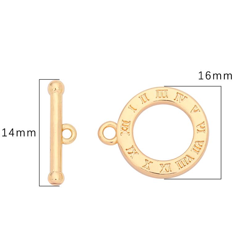 1Set/bag Copper OT Buckle Clasps For DIY Necklace Bracelet Earrings Jewelry Making Craft Accessories