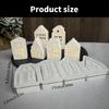 Silicone Mold for Tealight Holder Decoration 4 Grid House Shaped Atmosphere Light Making Molds Jewelry Making Supplies