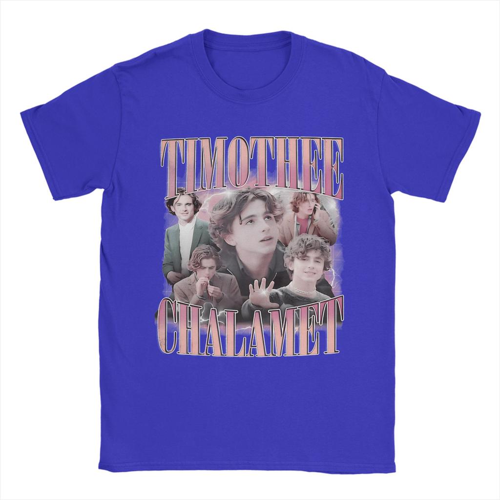 Oversized T Shirt Summer Timothee Chalamet American Actor TShirts 100 Cotton Tee Shirt for Man Big Size Short Sleeve Top Tees