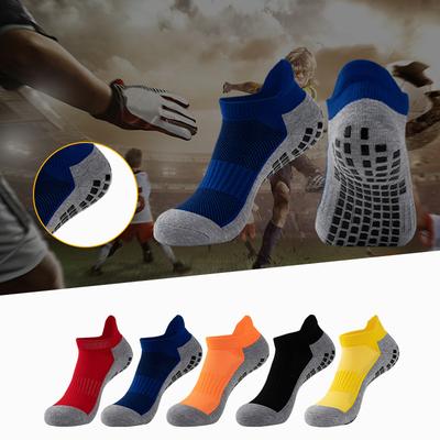 Kurze Fußballsocken Herren Silikon Rutschfeste Sohle Dicke Frotteesohle Bootssocken Atmungsaktive Baumwolle Professionelle Sportsocken