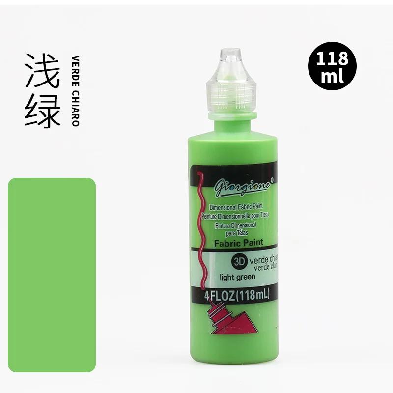 118ml Farbige Acrylfarbe 3D Dreidimensionale Farbe DIY Handbemalte Graffiti Textilfarbe
